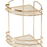 Zidna polica 2/1 zlatna