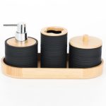 Set za kupatilo od bambusovog drveta