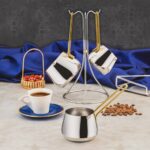 Set džezvi na stalku 3/1