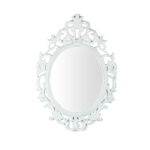 Dekorativno ogledalo Versaj bijelo