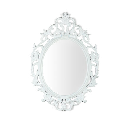 Dekorativno ogledalo Versaj bijelo