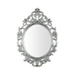 Dekorativno ogledalo Versaj srebreno