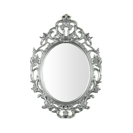 Dekorativno ogledalo Versaj srebreno