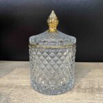 Staklena šećernica gold