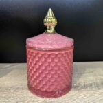 Staklena šećernica Roza