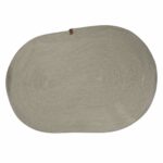 Pletena prostirka bež