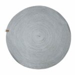 Pletena prostirka siva