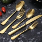 Escajg Gold set za 6 osoba – 24 dijela od nehrđajućeg čelika - Image 4