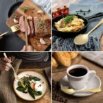 Escajg Gold set za 6 osoba – 24 dijela od nehrđajućeg čelika - Image 5