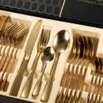 Escajg Gold set za 6 osoba – 24 dijela od nehrđajućeg čelika - Image 7