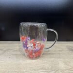 Šolja duplo dno sa cvijećem