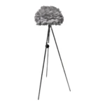 Podna lampa s perjem – Nordic tripod luksuzna lampa za dnevni boravak i spavaću sobu - Image 3