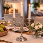 Svijećnjak 3/1 srebreni