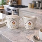 Porculanski set za šećer i mlijeko