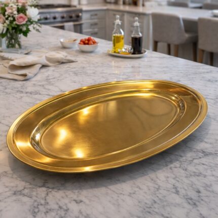 Metalni oval 40x28cm