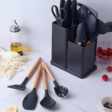 Set silikonskog pribora za kuhanje