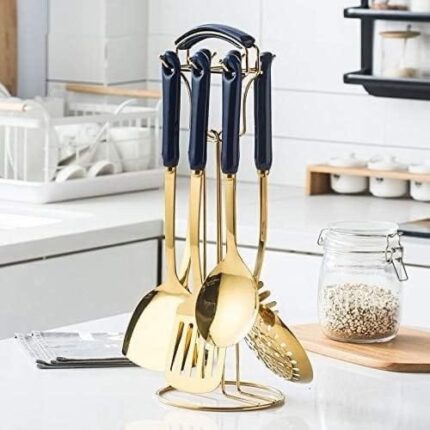 Set zlatno-crnog escajga na stalku 6/1