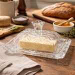 Staklena posuda za maslac