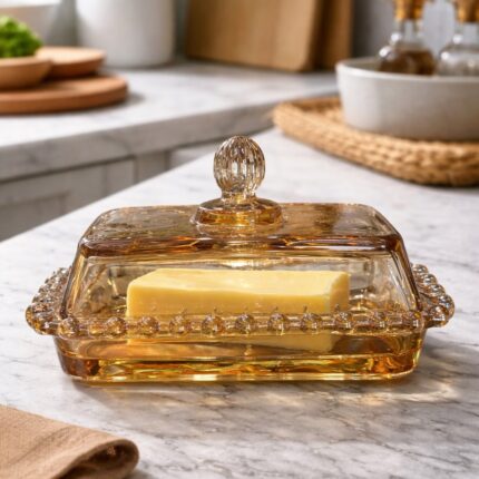 Staklena posuda za maslac