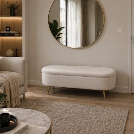 Kanape sanduk sa prostorom za odlaganje