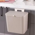 Sklopiva kanta za kuhinjske otpatke bež