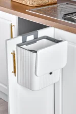 Sklopiva kanta za kuhinjske otpatke bijela - Image 2