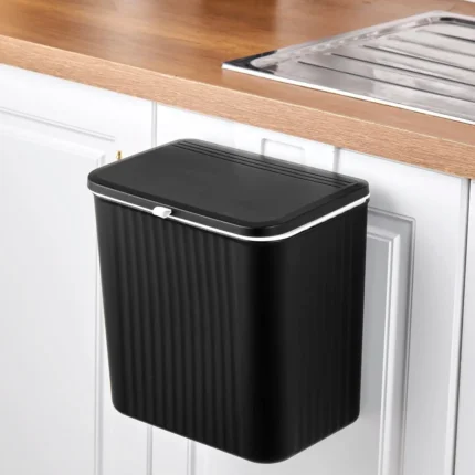 Sklopiva kanta za kuhinjske otpatke crna