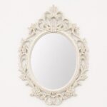 Dekorativno ogledalo Versaj krem
