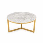 Stolić za dnevni boravak sa metalnim postoljem i MDF pločom 60x38cm