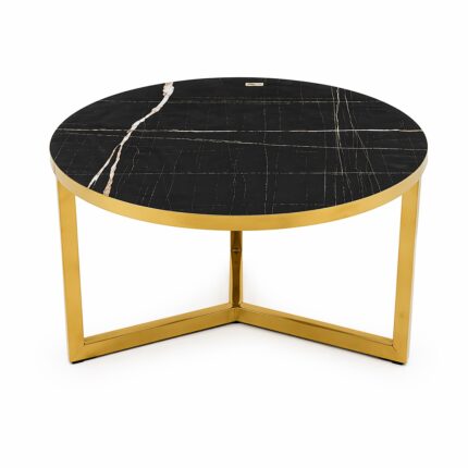 Stolić za dnevni boravak sa metalnim nogama i MDF pločom 80x45cm