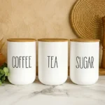 Porculanski set tegli za kafu, čaj i šećer