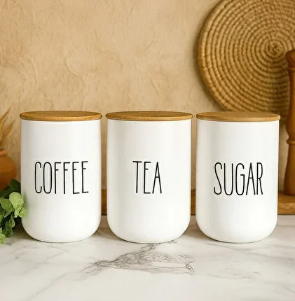 Porculanski set tegli za kafu, čaj i šećer