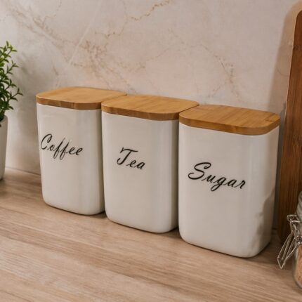 Porculanski set tegli za kafu, čaj i šećer