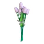 Buket umjetnih tulipana od eva pjene 8/1 u lila boji