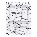 Plastični organizer za escajg 39x49cm u bijelo-crnoj nijansi